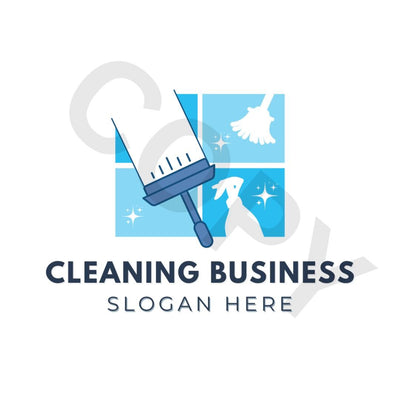 Fully Editable Cleaning Services Business Logo Template | Customizable Canva Design | Window Cleaning | Housekeeping Logo | Window Cleaning